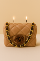 Petite Couture Collection Candles purses: Beige