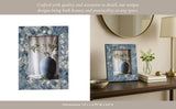 Photo Frame - Blue/Ivory Resin Woven, 5x7 in.
