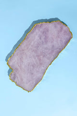 Dazzle Irregular Onyx Cheese Board: Rose Quartz
