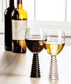 Black Stack Base Wine Goblet