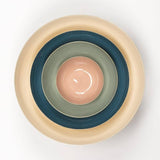 Mini Enamel Bowl-4Asst-4"D - Set of 4