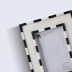 Mosaic Art Frame, Black, 4x6