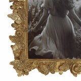 Photo Frame - Gold Polyresin Butterfly in Bloom  5x7 in.