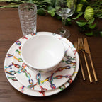 Chain Link Melamine Starter Set, 12-Piece (Service for 4)