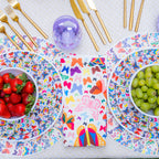 Multicolor Butterflies Melamine Hostess Set, 20-Piece (Service for 4)