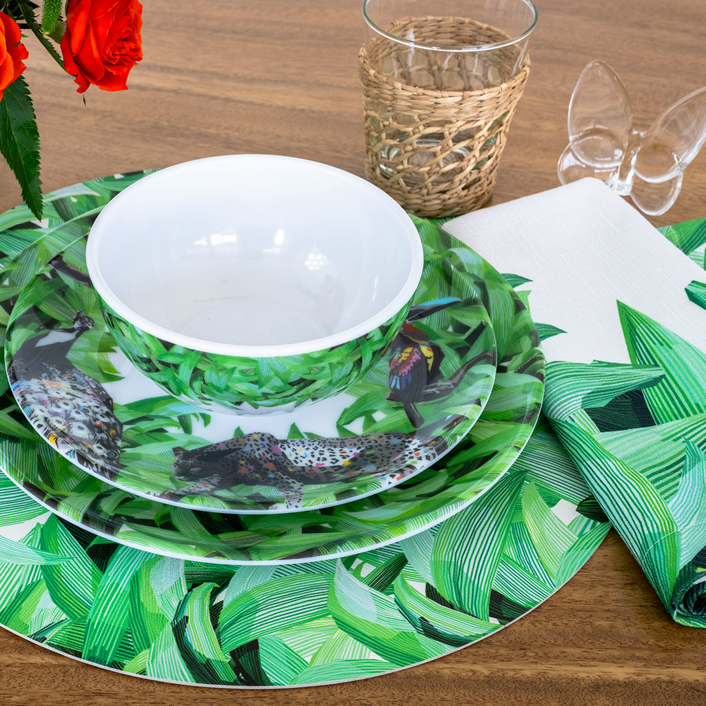 Pura Vida Melamine Hostess Set, 20-Piece (Service for 4)