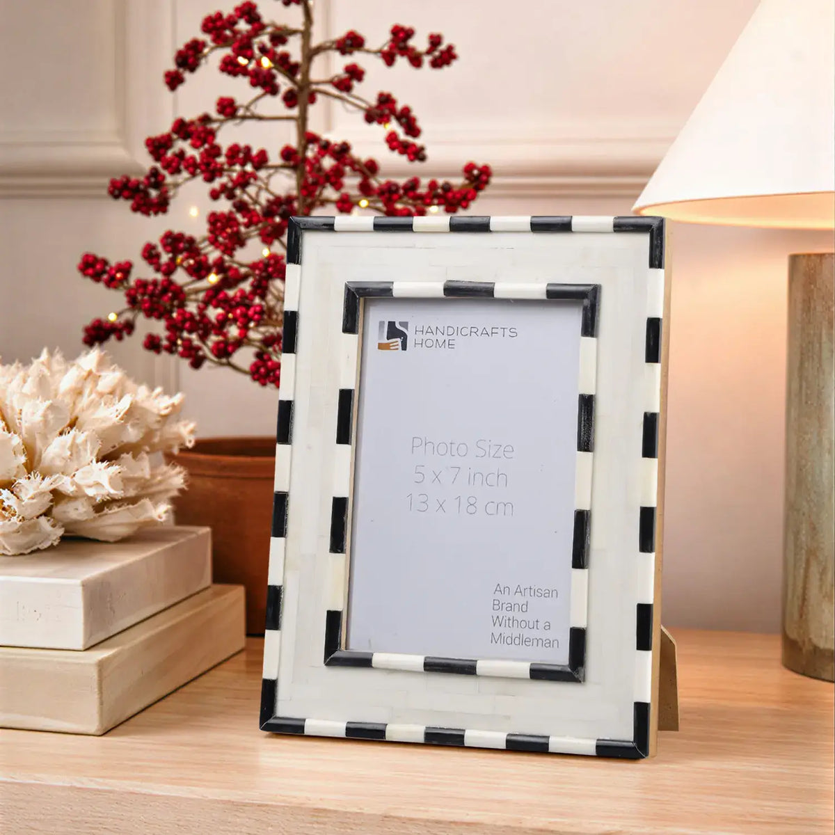 Mosaic Art Frame, Black, 4x6