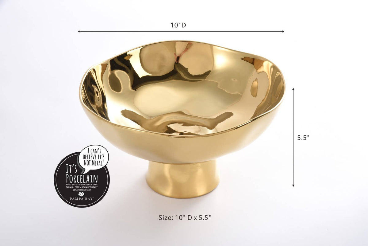 Moonlight Gold Footed Bowl
