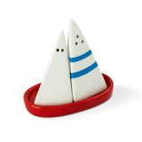 S&P Shaker Set - Sailboat with Tray