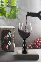 Black Stack Base Wine Goblet