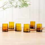 Moroccan Cone Glassware Small - Amber: Amber