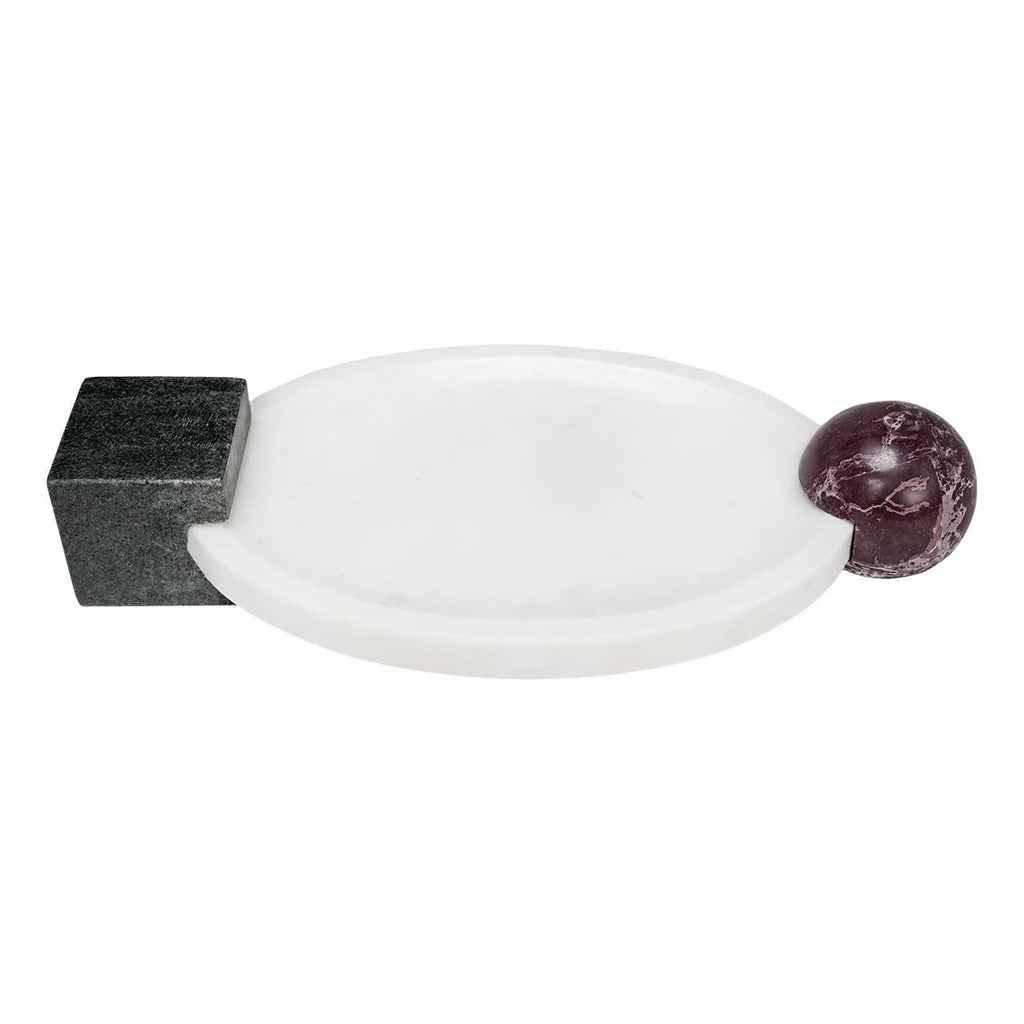 Lorsan Marble Rectangular Tray