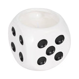 Scented Candle - Tobacco Scented Wax Ceramic Dice, 9 Oz