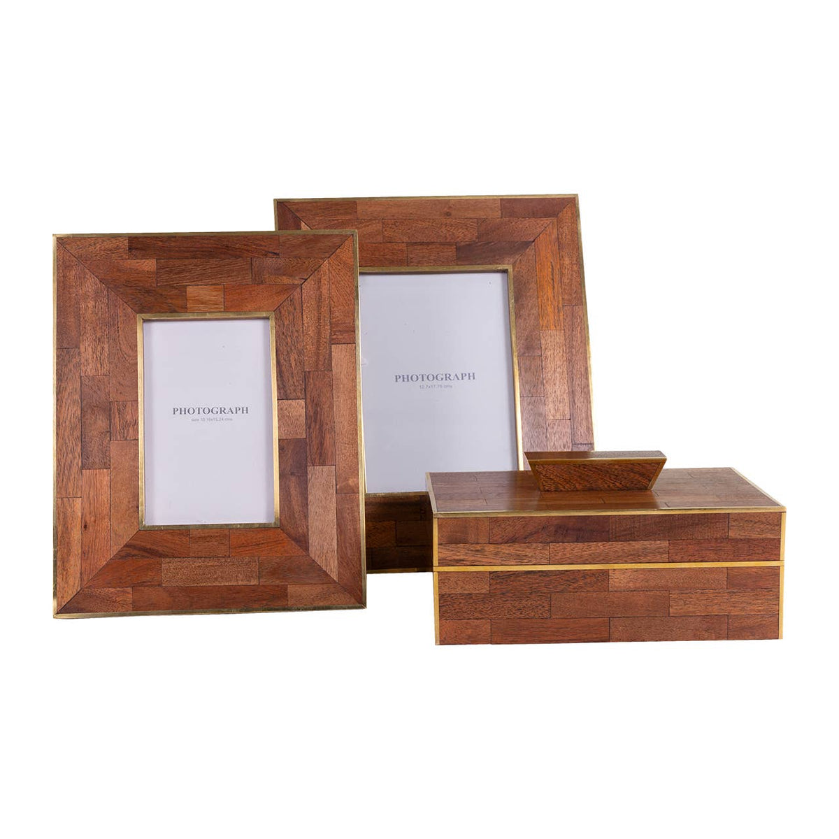 Zamora Mahogany and Gold Box