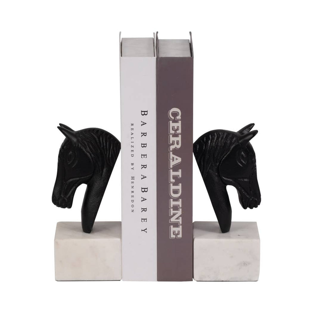 Horse Head Bookends, Set of 2