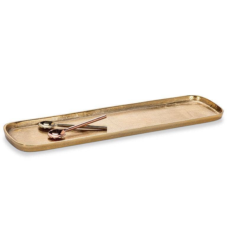 Gold Oval Tray, Large