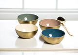 Mini Enamel Bowl-4Asst-4"D - Set of 4