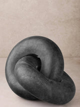 Munich Sculpted Marble Knot: Ivory White