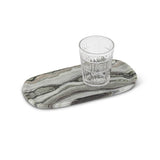 Black Marble Oblong Trays: Large Oblong Tray