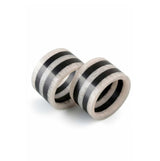 Panama Striped Resin Napkin Rings – Set of 6