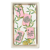 Ceramic Guest Napkin Tray + Napkins - Tiles: 13"L x 7"W