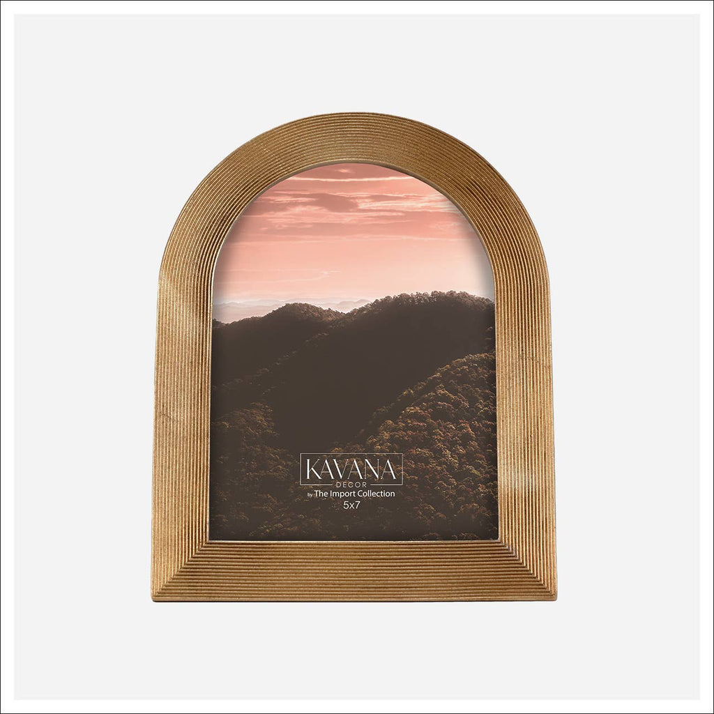 Tamar Gold Arched Picture Frame, 5x7