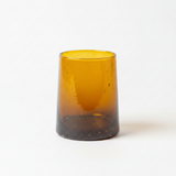 Moroccan Cone Glassware Small - Amber: Amber