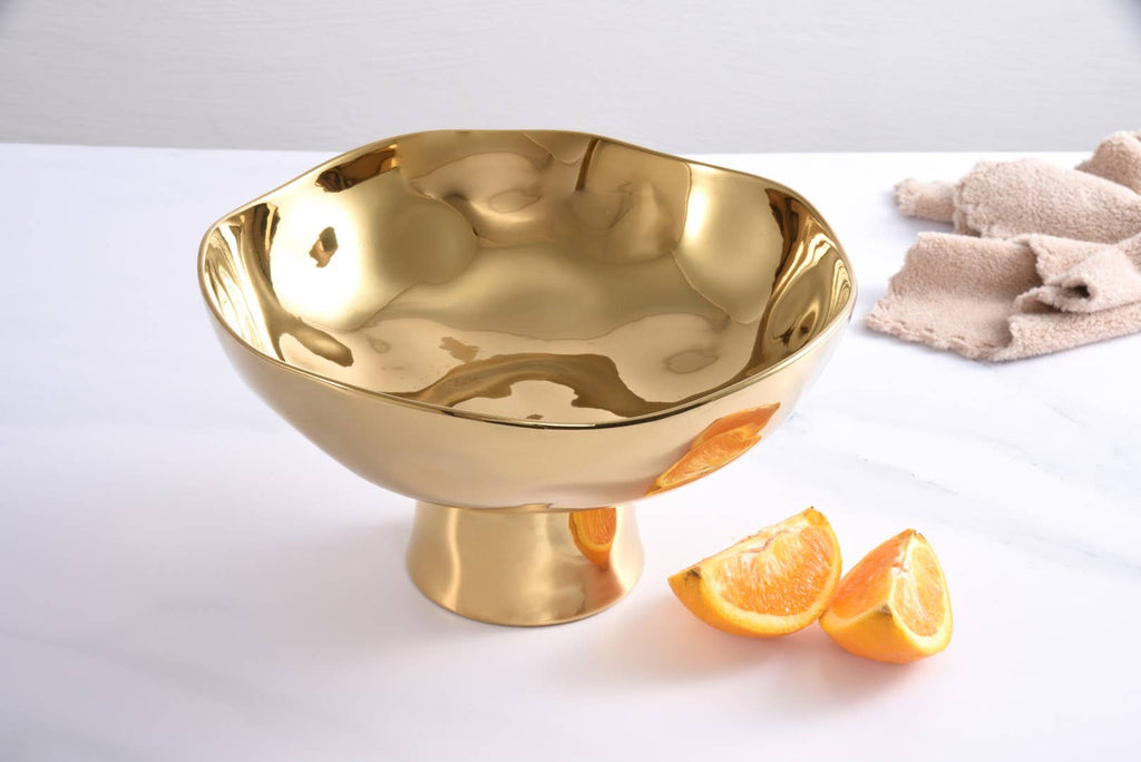 Moonlight Gold Footed Bowl