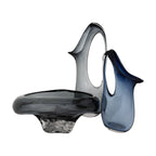 Carmichael Hand-Blown Blue Glass Pitcher