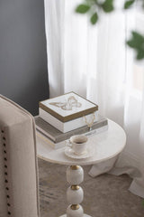 7x7x3" Butterfly Box - White
