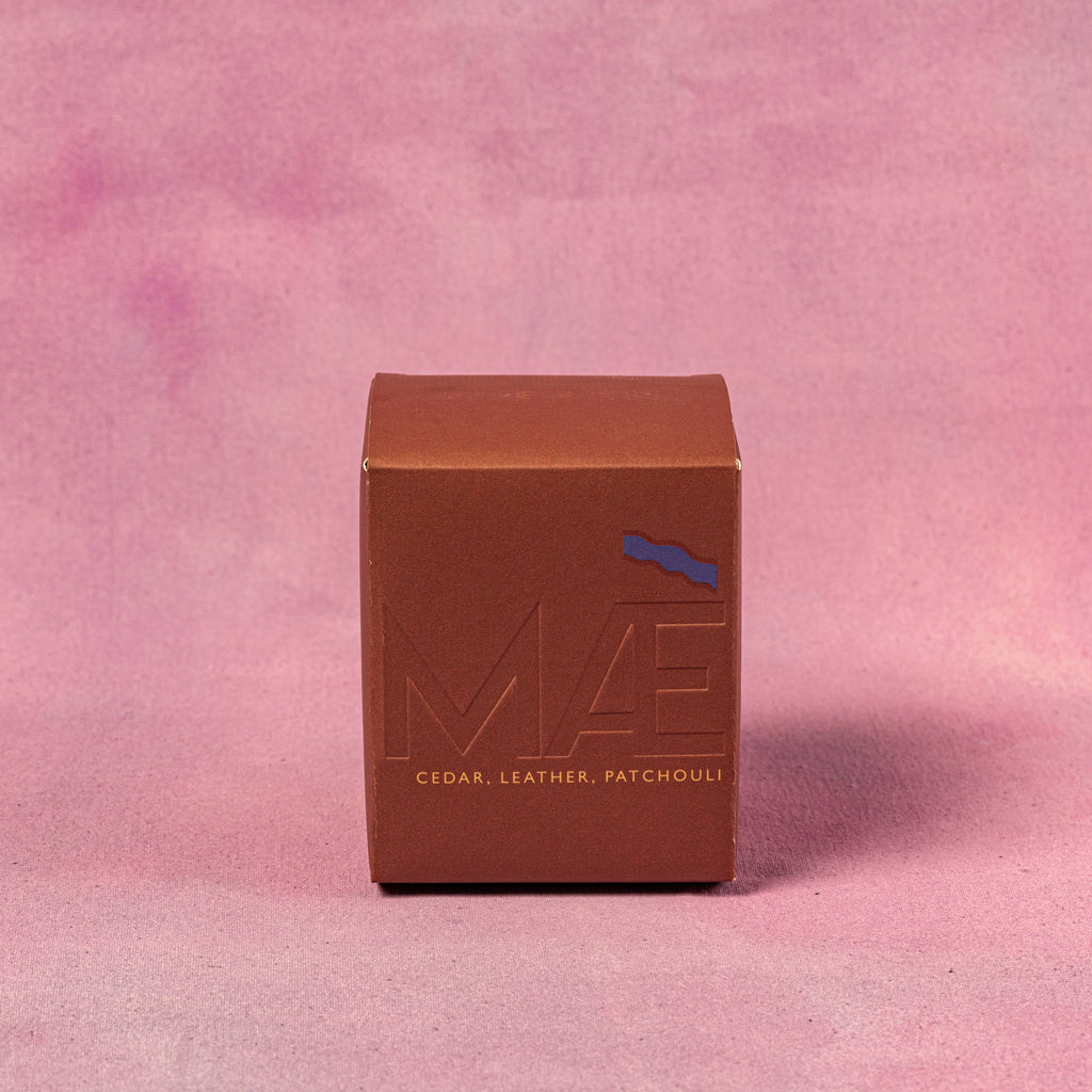 Red Wave Sand-Textured Candle, Cedar Patchouli