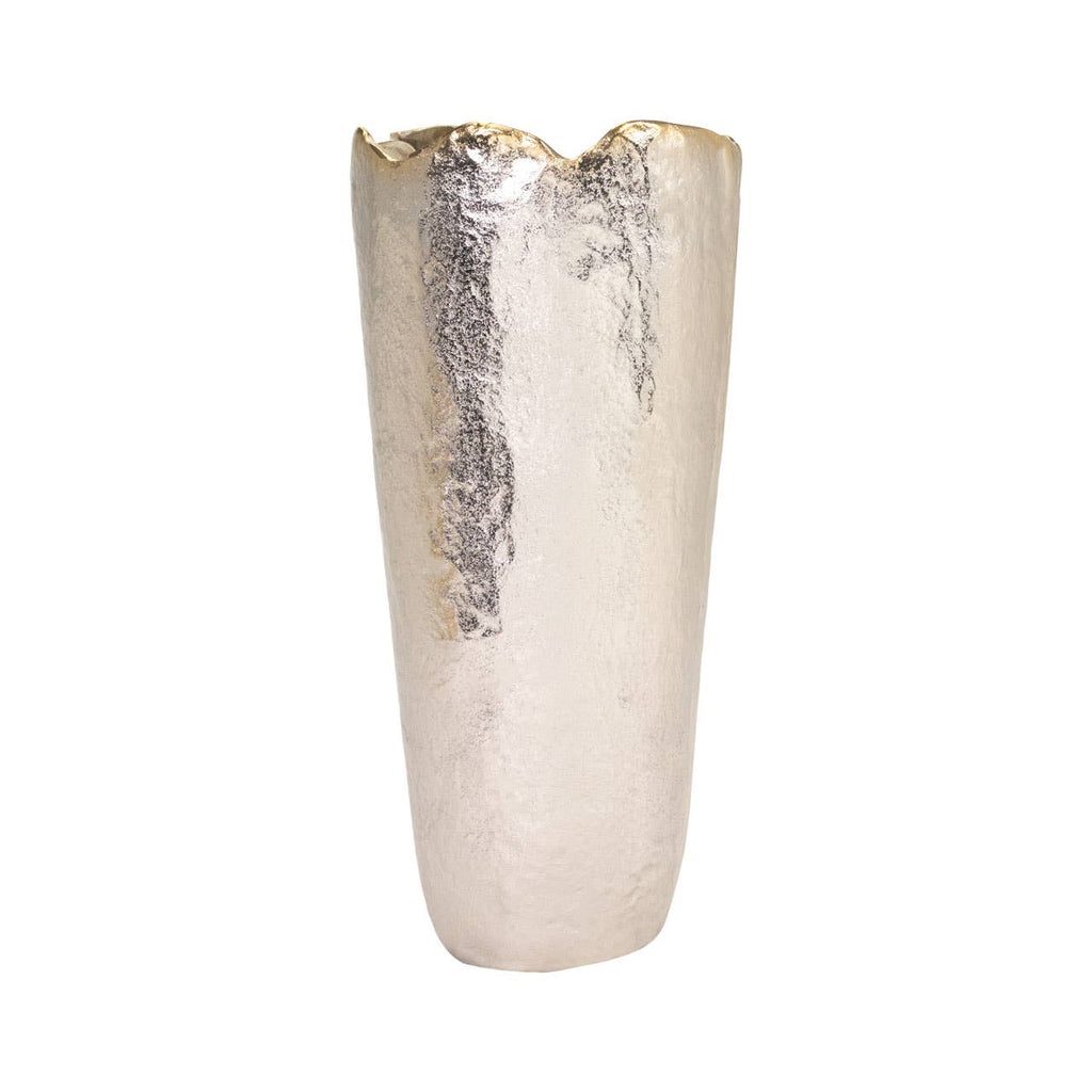 Waldin Metallic Sculptural Vase
