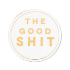 The Good Shit Ceramic Coasters, Set of 2