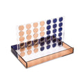 Navy & Beige Acrylic Four-in-a-Row Game