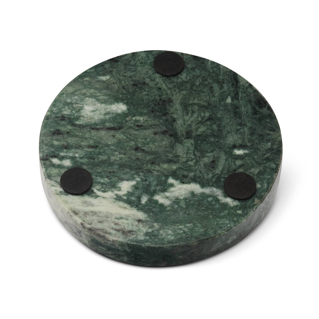 Green Marble Coasters, Set of 4