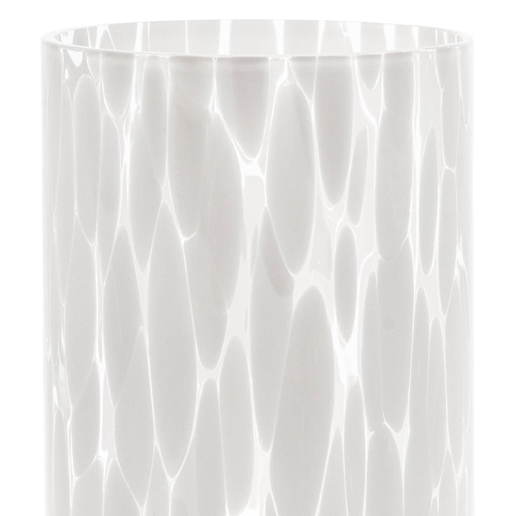 White Dot Tall drinking glass, 20oz