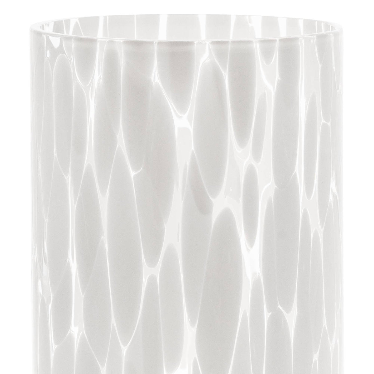 White Dot Tall drinking glass, 20oz