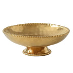 Monte Carlo Matte Gold Footed Bowl