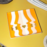 OCTAEVO Beso Ceramic Tray / Catchall, Gold accent, 6": Green