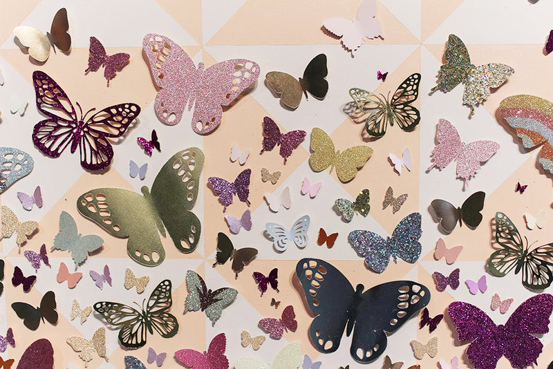 Golden Pink Butterfly Prism