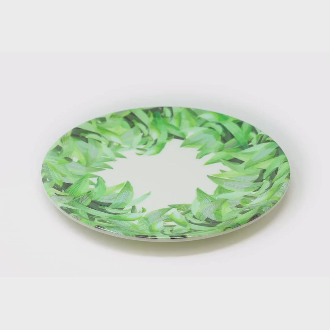 Pura Vida Melamine Salad Plates, Set of 4