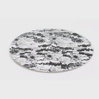 Grayscale Floral Garden Vinyl Placemats, Set of 4