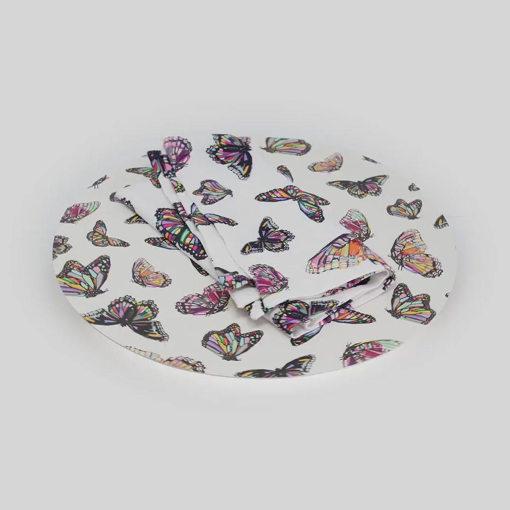 Butterflies Melamine Hostess Set, 20-Piece (Service for 4)