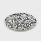 Grayscale Roses Melamine Salad Plates, Set of 4