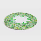 Pura Vida x Cream Floral Garden Vinyl Placemats, Set of 4