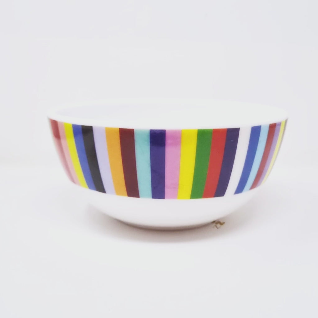 Multicolor Starburst Melamine Bowls, Set of 4