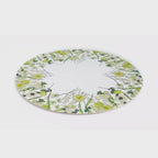 Cream Floral Garden Vinyl Placemats, Set of 4
