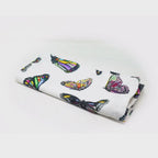 Butterflies Faux Linen Napkins, Set of 4