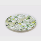 Cream Floral Garden Melamine Salad Plates, Set of 4
