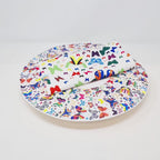 Multicolor Butterflies Melamine Hostess Set, 20-Piece (Service for 4)